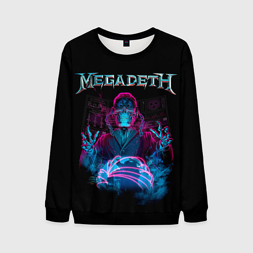 Мужской свитшот MEGADETH / 3D-Черный – фото 1