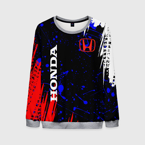 Мужской свитшот HONDA / 3D-Меланж – фото 1