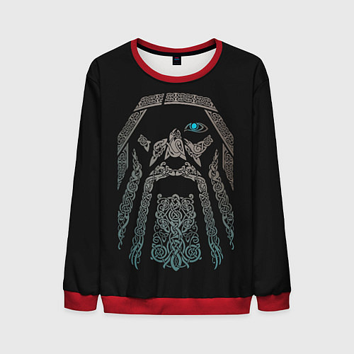 Мужской свитшот ВсеотецОдин / 3D-Красный – фото 1