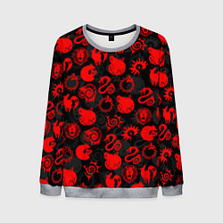 Мужской свитшот СИМВОЛЫ ГРЕХОВ 7 DEADLY SINS