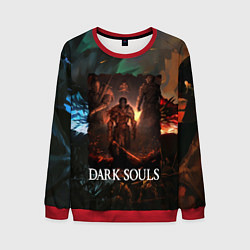 Свитшот мужской DARKSOULS ТЕМНЫЕ ДУШИ, цвет: 3D-красный