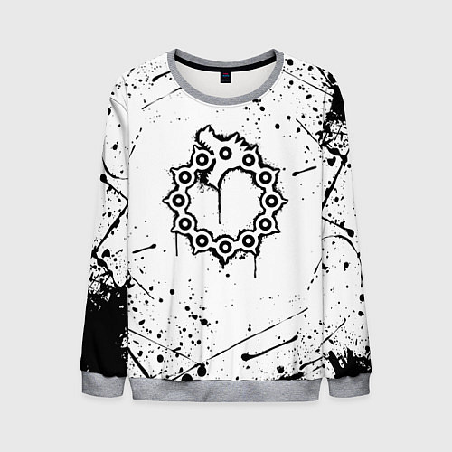 Мужской свитшот МЕЛИОДАС 7 СМЕРТНЫХ ГРЕХОВ / 3D-Меланж – фото 1