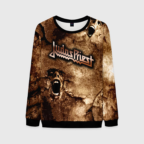 Мужской свитшот JUDAS PRIEST SCREAM / 3D-Черный – фото 1