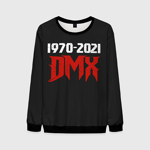 Мужской свитшот DMX 1970-2021 / 3D-Черный – фото 1