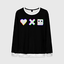 Мужской свитшот Love Death and Robots Glitch