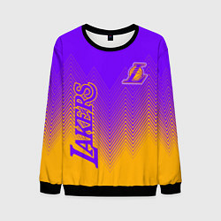 Свитшот мужской LOS ANGELES LAKERS ЛЕЙКЕРС, цвет: 3D-черный