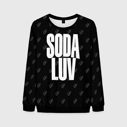 Мужской свитшот Репер - SODA LUV / 3D-Черный – фото 1