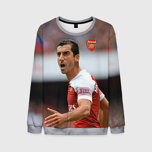 Мужской свитшот H Mkhitaryan Arsenal / 3D-Меланж – фото 1