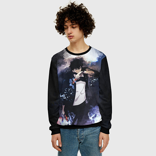 Мужской свитшот Сон Джин Ву / 3D-Черный – фото 3