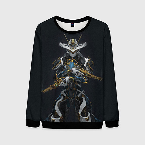 Мужской свитшот Warframe game / 3D-Черный – фото 1