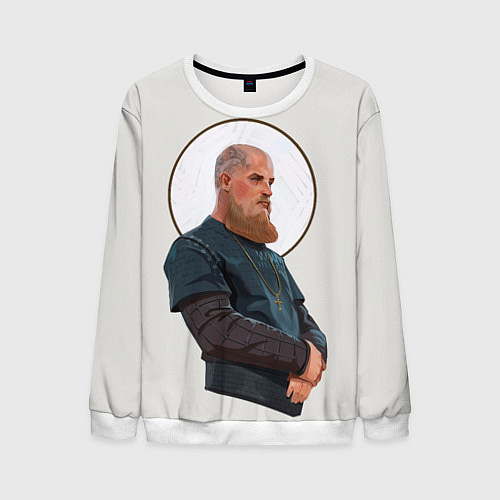 Мужской свитшот Ragnarr Saint / 3D-Белый – фото 1