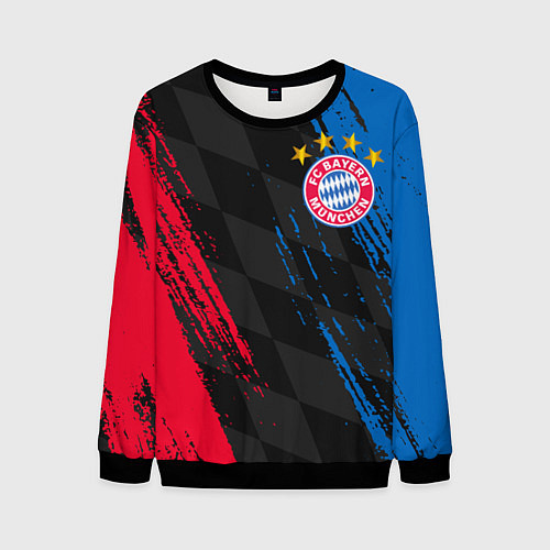 Мужской свитшот ФК БАВАРИЯ BAYERN МЮНХЕН / 3D-Черный – фото 1
