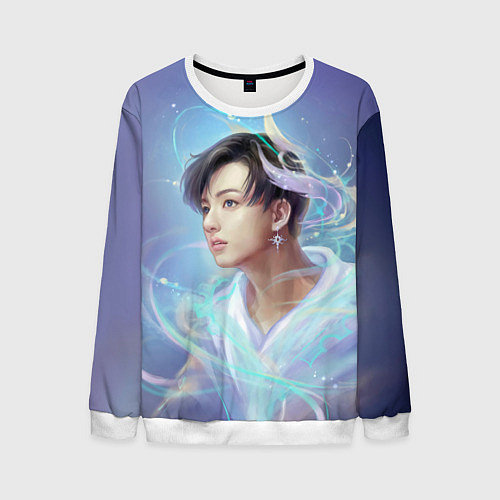Мужской свитшот Jeon BTS / 3D-Белый – фото 1