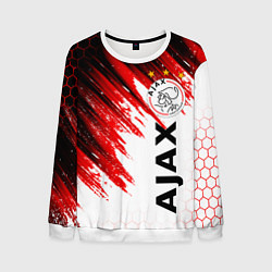 Свитшот мужской FC AJAX AMSTERDAM ФК АЯКС, цвет: 3D-белый