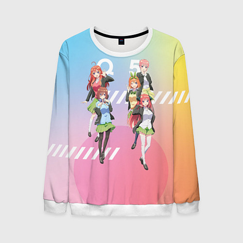 Мужской свитшот Пять невест / 3D-Белый – фото 1