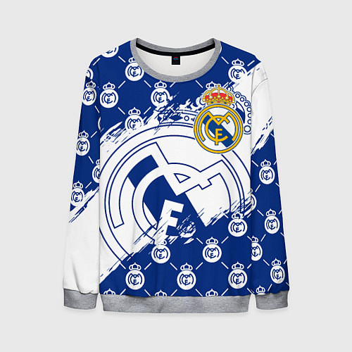 Мужской свитшот REAL MADRID РЕАЛ МАДРИД / 3D-Меланж – фото 1
