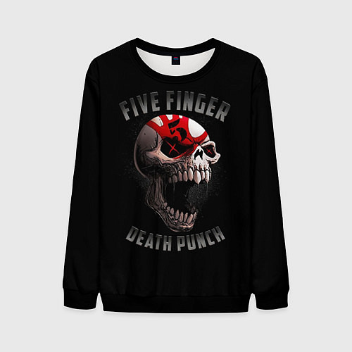 Мужской свитшот Five Finger Death Punch 5FDP / 3D-Черный – фото 1