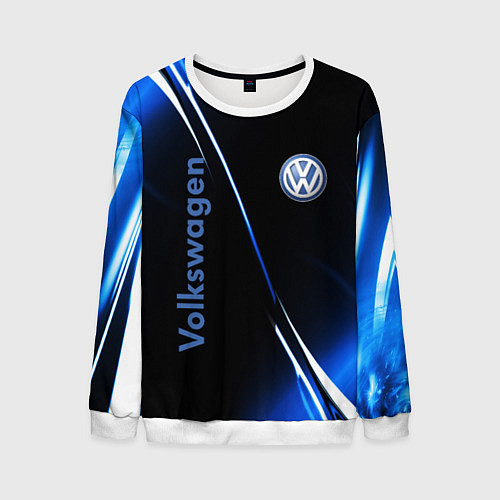 Мужской свитшот VOLKSWAGEN / 3D-Белый – фото 1