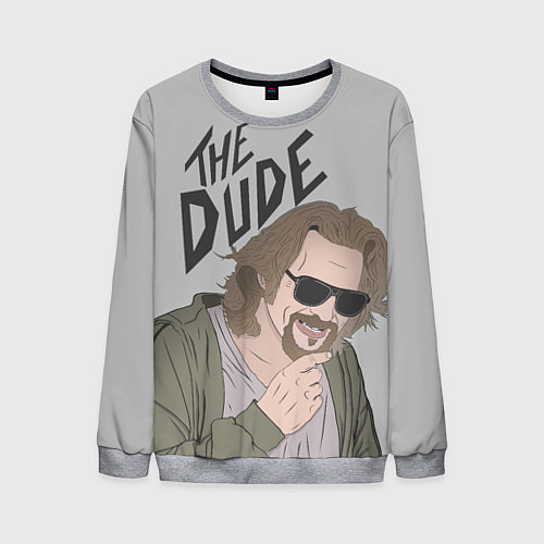 Мужской свитшот The Dude / 3D-Меланж – фото 1