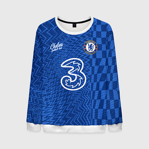 Мужской свитшот Хаверц Челси фома 20212022 / 3D-Белый – фото 1