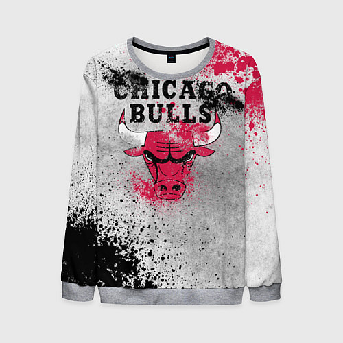 Мужской свитшот CHICAGO BULLS 8 / 3D-Меланж – фото 1