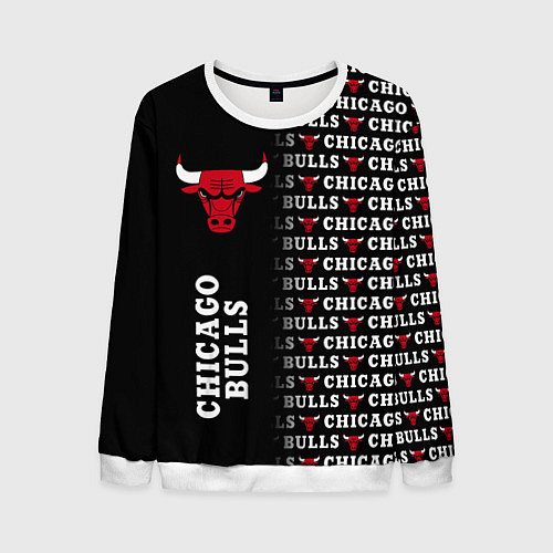 Мужской свитшот CHICAGO BULLS 7 / 3D-Белый – фото 1