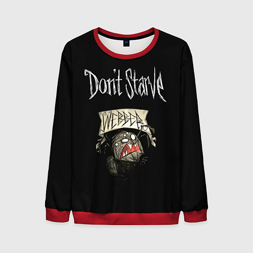 Мужской свитшот Angry Webber / 3D-Красный – фото 1