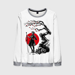 Свитшот мужской 2B Sakura, цвет: 3D-меланж