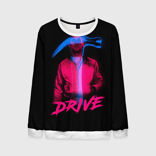 Мужской свитшот DRIVE / 3D-Белый – фото 1