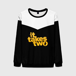 Свитшот мужской It takes two Logo Z, цвет: 3D-черный