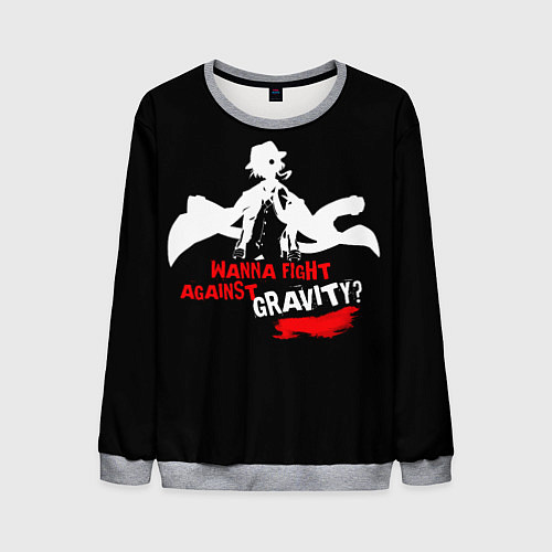 Мужской свитшот Чуя Накахара бродячие псы / 3D-Меланж – фото 1