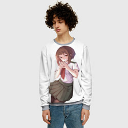 Свитшот мужской Очако Урарака хитрит замышляет по крупному - Моя г, цвет: 3D-меланж — фото 2