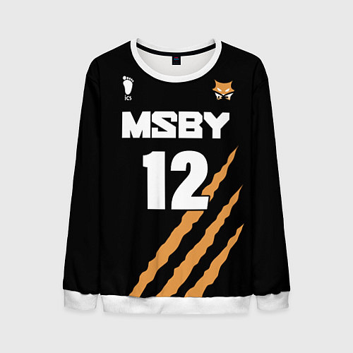 Мужской свитшот 12 MSBY BLACK JACKALS / 3D-Белый – фото 1