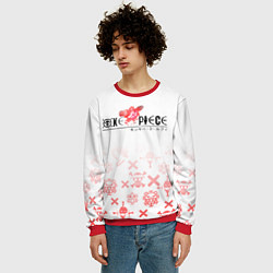 Свитшот мужской One Piece резиновый Луффи, цвет: 3D-красный — фото 2