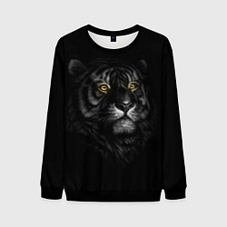 Свитшот мужской Тигр, цвет: 3D-черный