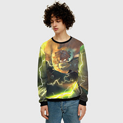 Свитшот мужской ZENITSU ЗЕНИТСУ ЛОГО спина, цвет: 3D-черный — фото 2