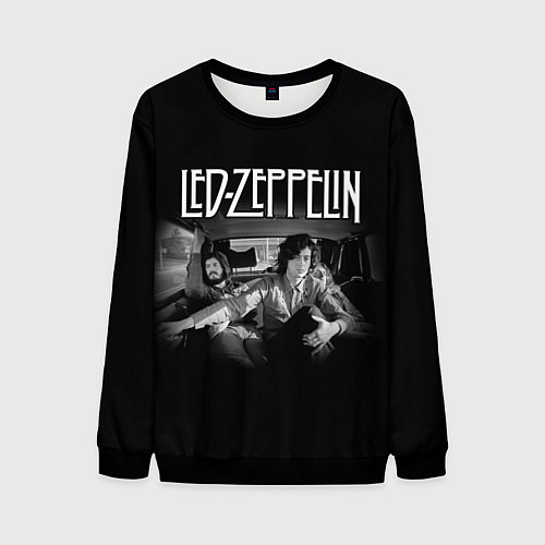 Мужской свитшот Led Zeppelin / 3D-Черный – фото 1