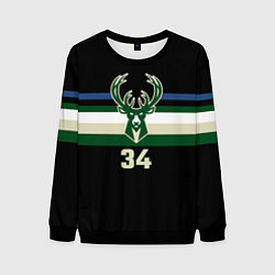 Мужской свитшот Milwaukee Bucks форма Яннис Адетокумбо