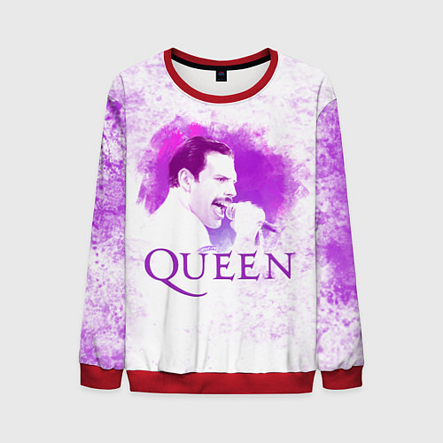 Мужской свитшот Freddie Mercury Queen Z / 3D-Красный – фото 1