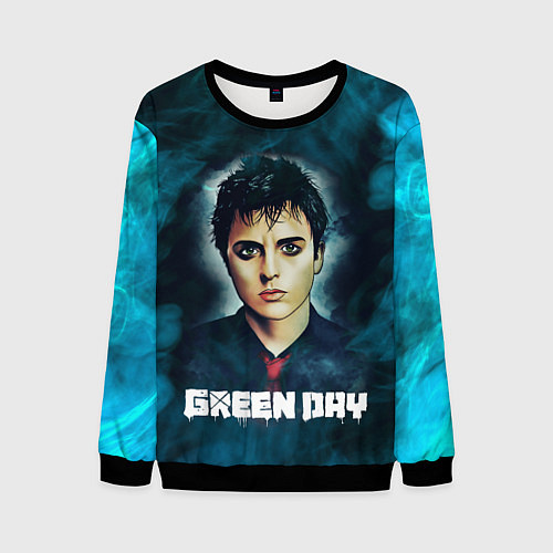 Мужской свитшот Billie GreenDay ГринДай Z / 3D-Черный – фото 1