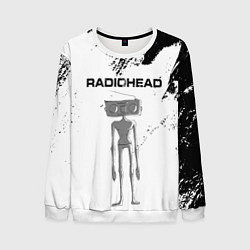 Свитшот мужской Radiohead Радиохед Z, цвет: 3D-белый