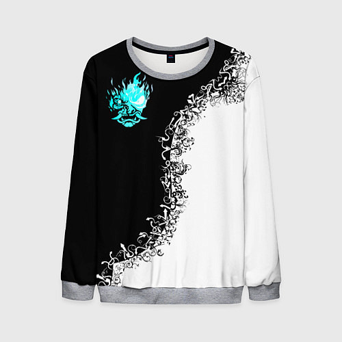 Мужской свитшот Инверсия / 3D-Меланж – фото 1