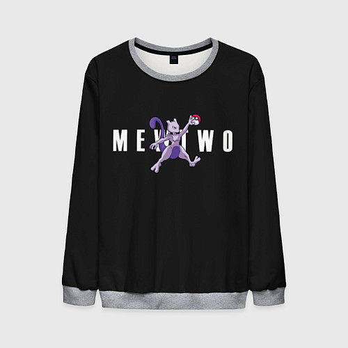 Мужской свитшот Mewtwo x nba / 3D-Меланж – фото 1