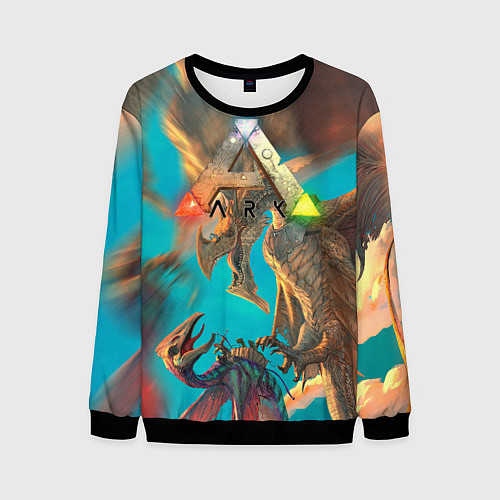 Мужской свитшот Ark Survival АРК СУРВИВАЛ Z / 3D-Черный – фото 1
