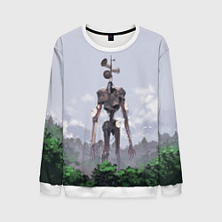 Свитшот мужской СИРЕНОГОЛОВЫЙ ЛЕС, цвет: 3D-белый