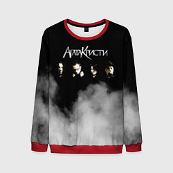 Свитшот мужской Агата Кристи группа, цвет: 3D-красный