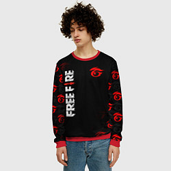 Свитшот мужской GARENA FREE FIRE, цвет: 3D-красный — фото 2