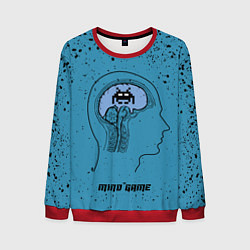 Свитшот мужской Space Invaders Mind Game Z, цвет: 3D-красный