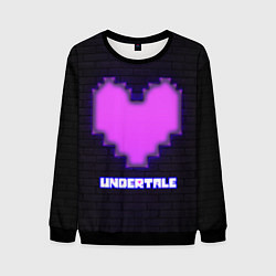 Мужской свитшот UNDERTALE PURPLE HEART