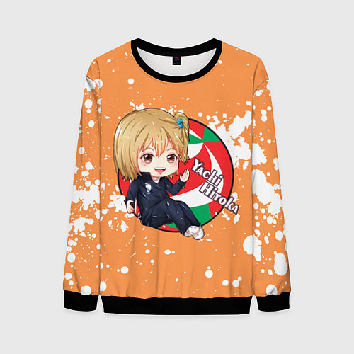 Мужской свитшот Yachi Hitoka Haikyu Волейбол Z / 3D-Черный – фото 1